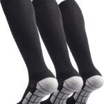 CWVLC Soccer Socks (3) Team Sport Knee High Socks Black